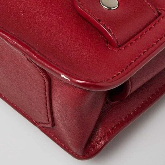Proenza Schouler Red Leather PS11 Wristlet Clutch Bag - Picture 9 of 10